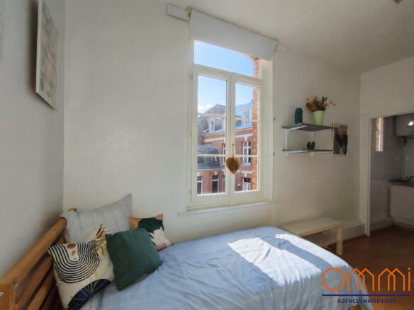 Studio meublé hyper centre - gare à pied Ommi agence immobilière Amiens Agence immobilière Amiens, Ommi Immobilier Amiens,