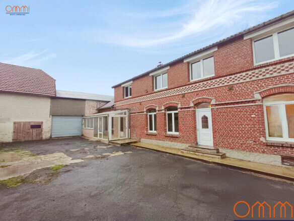 Maison 4 chambres Hangar prox Bapaume Ommi agence immobilière Amiens Agence immobilière Amiens, Ommi Immobilier Amiens,